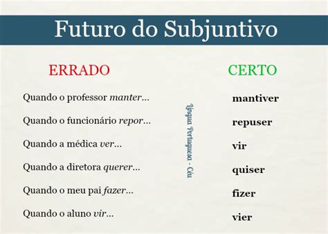 futuro do subjuntivo